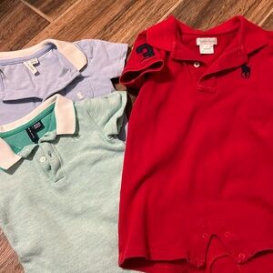 2- 18m janie and jack bodysuits and 1- 18m Ralph Lauren shorts